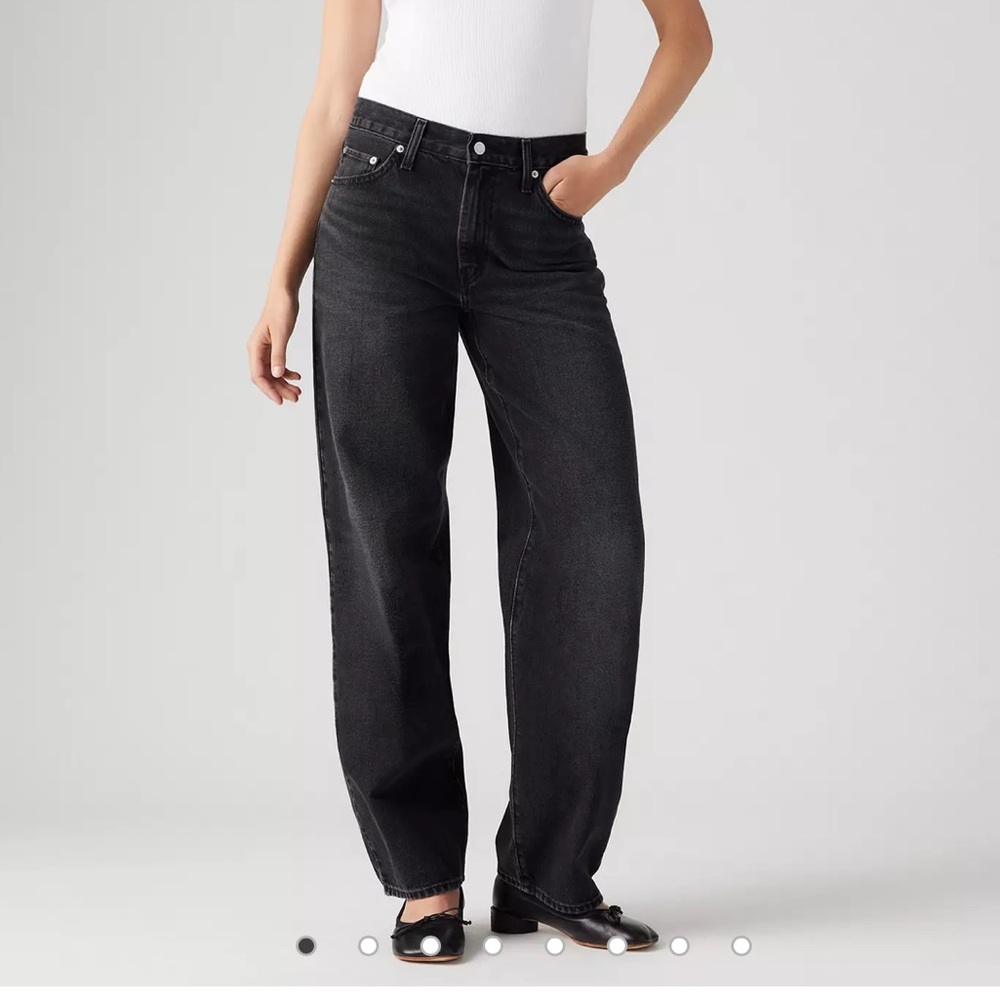 Levi's Women's Dark Gray Straight Leg Jeans